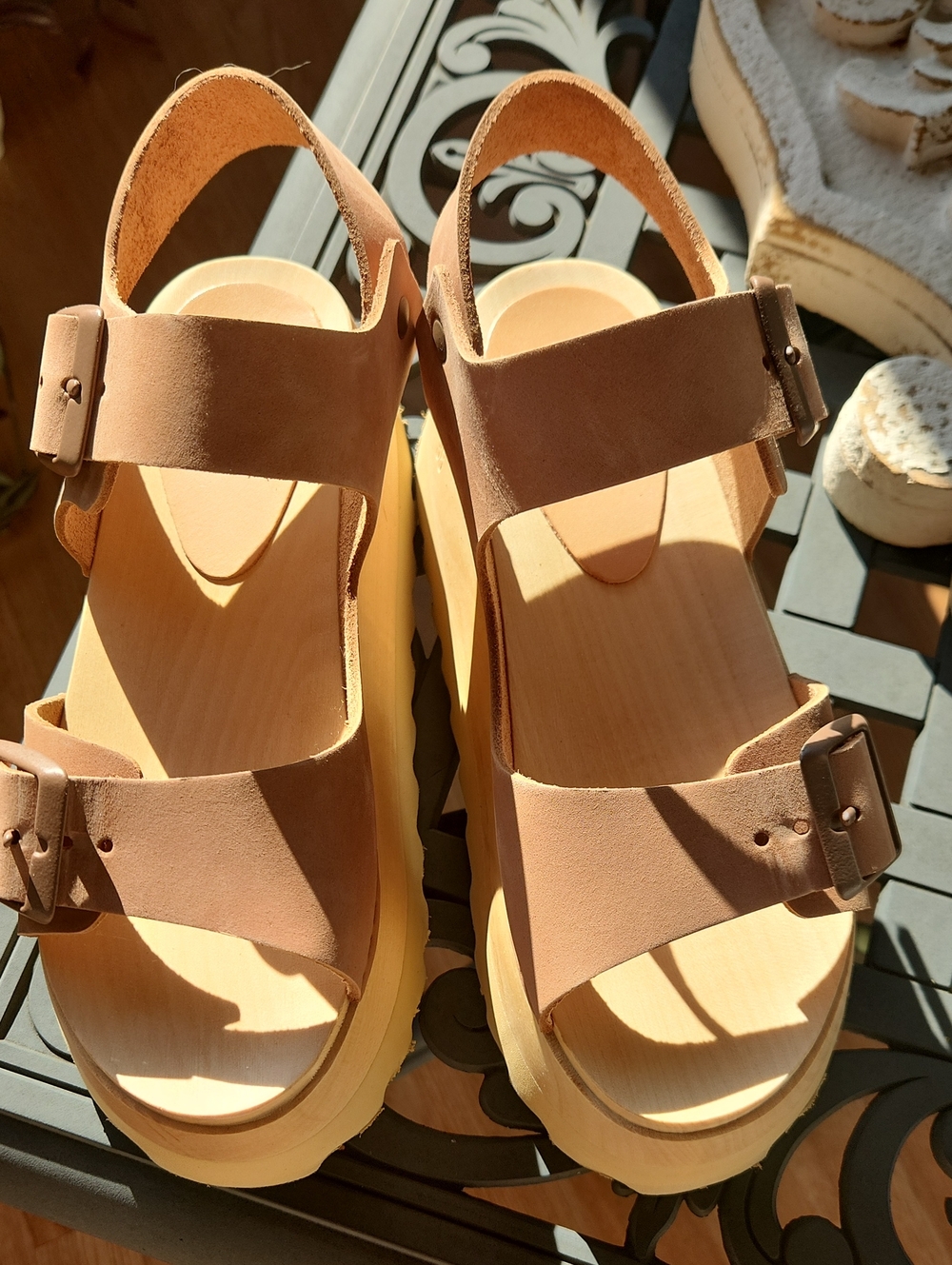 EUC Bryr Clay Sienna? Chonk Sandal SZ 6